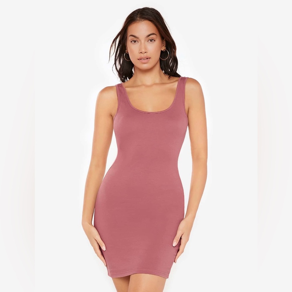 SHEIN Pink Sleeveless
Bodycon Dress-Large